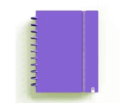Carchivo Cuaderno Ingeniox Foam A4 80 hojas Cuadrícula Malva Pastel