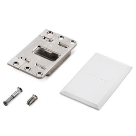 Salice Bisagra Contenedor Sobrepuesto Embutido Conecta Acabado Niquel Solape 10 - 14Mm