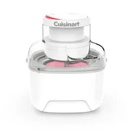 Cuisinart Heladera ICEM10E - Máquina para Helados y Yogur Helado, 475 ml, Blanca
