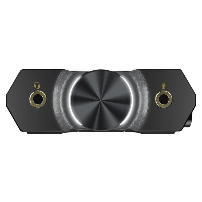 Creative Labs Sound BlasterX G6 Tarjeta de Sonido Externa USB 7.1 Negro y Oro