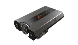Creative Labs 70SB177000000 Tarjeta de Sonido Externa Sound BlasterX G6, 7.1 Canales, Audio 32 bits, USB, Negro/Oro