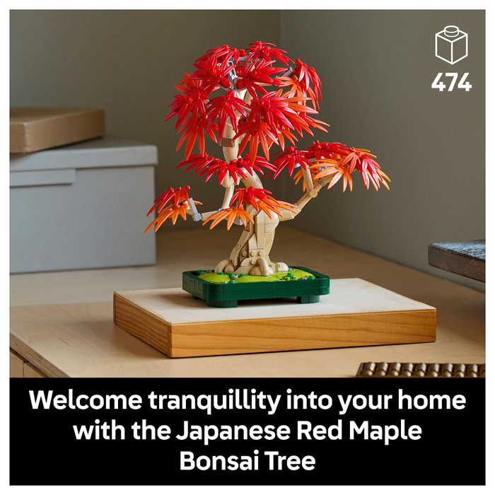 LEGO Botanicals Bonsái de Arce Rojo Japonés 10348