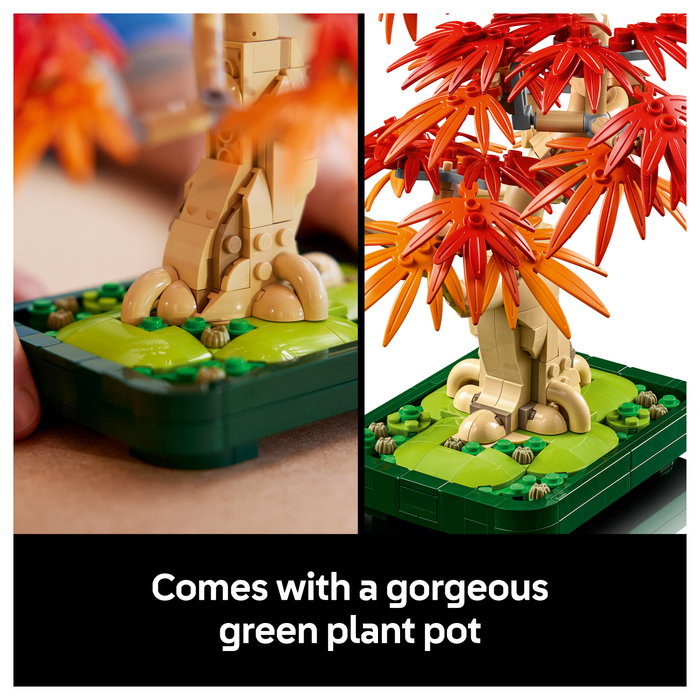 LEGO Botanicals Bonsái de Arce Rojo Japonés 10348