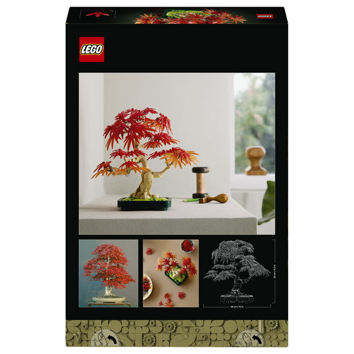 LEGO Botanicals Bonsái de Arce Rojo Japonés 10348