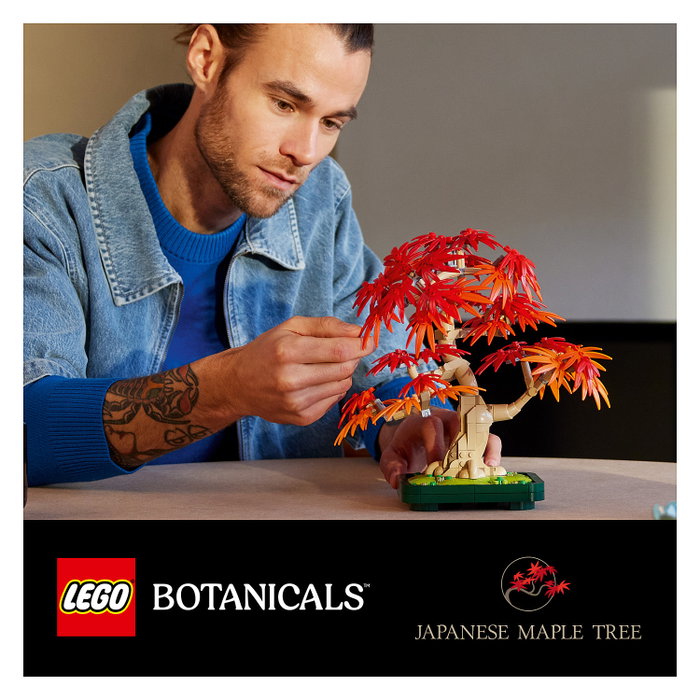 LEGO Botanicals Bonsái de Arce Rojo Japonés 10348
