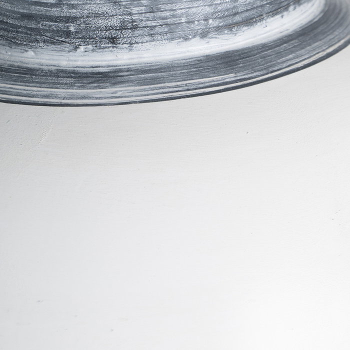 Jarrón Blanco Terracota Decoración 26 X 28 X 60 cm