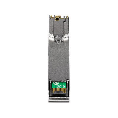 TRENDnet TEG-MGBRJ Convertidor SFP a RJ45 Gigabit, 1000BASE-T/100BASE-TX, 1250 Mbps, 100 m, Cobre, Compatible con Hot-Plug, Aluminio