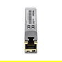 TRENDnet TEG-MGBRJ Convertidor SFP a RJ45 Gigabit, 1000BASE-T/100BASE-TX, 1250 Mbps, 100 m, Cobre, Compatible con Hot-Plug, Aluminio