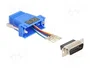 DeLOCK 67085 Adaptador D-Sub 15 Macho a RJ12 Hembra Azul