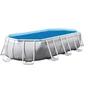 Intex Cobertor de burbujas para piscina ovalada 6,10m x 3,05m