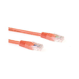 ACT Cable de parcheo U/UTP CAT6A de 2 metros naranja con conectores RJ45