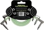 Ernie Ball Cable Eb Interlink Flex Jack-Jack Aa 30 Cm Phosphorescent (Pack De 3)