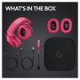 Logitech Pro X 2 Lightspeed Auriculares Gaming Inalámbricos, Sonido Surround 7.1, Micrófono Blue VO!CE, Color Magenta, Ref. 981-001275