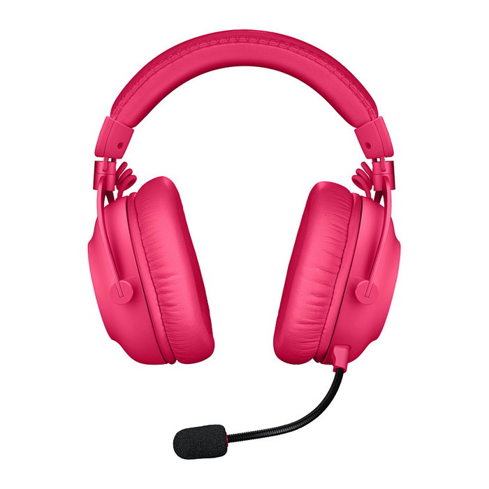 Logitech Pro X 2 Lightspeed Auriculares Gaming Inalámbricos, Sonido Surround 7.1, Micrófono Blue VO!CE, Color Magenta, Ref. 981-001275