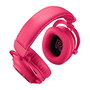 Logitech Pro X 2 Lightspeed Auriculares Gaming Inalámbricos, Sonido Surround 7.1, Micrófono Blue VO!CE, Color Magenta, Ref. 981-001275