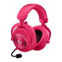 Logitech Pro X 2 Lightspeed Auriculares Gaming Inalámbricos, Sonido Surround 7.1, Micrófono Blue VO!CE, Color Magenta, Ref. 981-001275