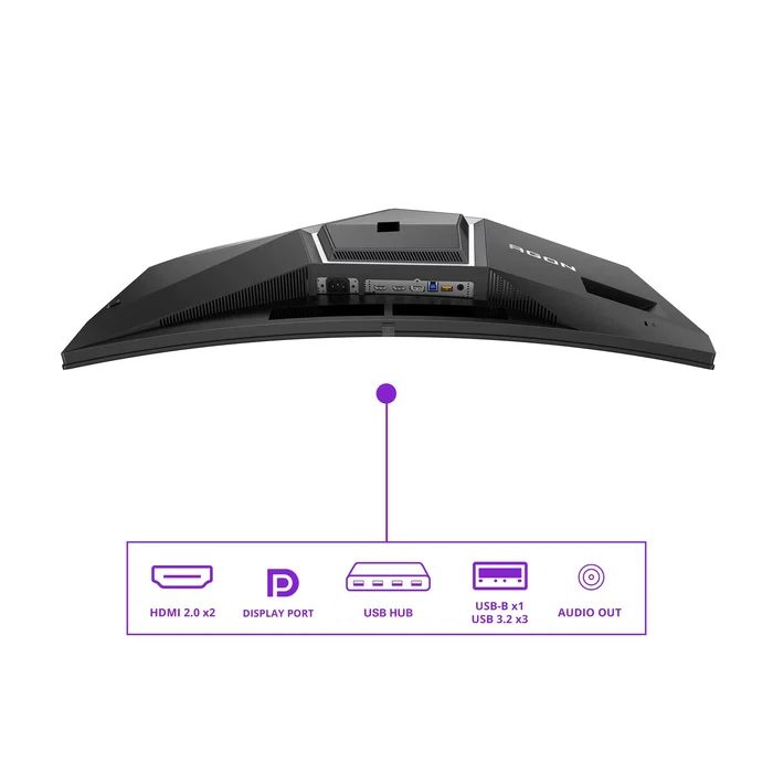 AOC AGON PRO AG346UCD Monitor Gaming Curvo 34 pulg. QD-OLED WQHD 175Hz