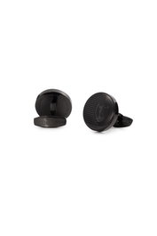Lancaster GLA002A-BK Gemelos para Hombre en Acero Inoxidable Negro