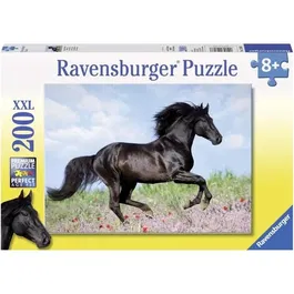 Ravensburger Puzzle XXL Semental Negro 200 Piezas Niño Paisaje y Naturaleza Edad 8-12 12803