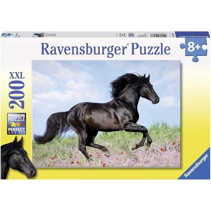 Ravensburger Puzzle XXL Semental Negro 200 Piezas Niño Paisaje y Naturaleza Edad 8-12 12803 Ravensburger Puzzle XXL Semental Negro 200 Piezas Niño Paisaje y Naturaleza Edad 8-12 12803