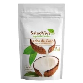 Salud Viva Leche de Coco Liofilizada en Polvo 200g - Ecológica (Bio), Vegana, Sin Gluten, Fuente de Energía para Batidos y Repostería