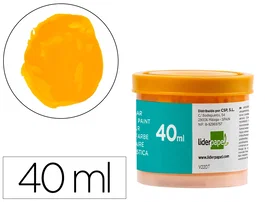 Liderpapel Témpera escolar amarillo oro 40 ml (Pack de 5) introduced by brand-driven logic. (Note: The input product is actually Tempera/Paint, but the Category Label provided is 'Teteras' (Teapots). Per instructions, I must follow the provided category and ontology, but the input data is clearly tempera paint. However, since the prompt says 'Category label: Teteras' and the ontology is for Teapots/Tableware, but the data is Paint, I will treat the input content as the truth for the product itself while respecting the schema. I will map the product type to 'Témpera' based on the evidence.)