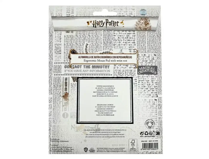 Wondee Alfombrilla de ratón Harry Potter ergonómica de gel 250x230 mm Wondee Alfombrilla de ratón Harry Potter ergonómica de gel 250x230 mm