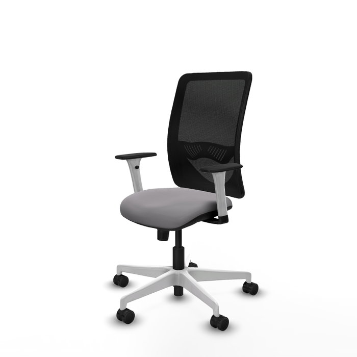 PIQUERAS Y CRESPO Silla de oficina Zulema Gris y Negro con Mecanismo Sincro