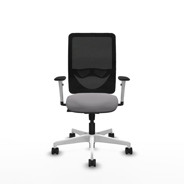PIQUERAS Y CRESPO Silla de oficina Zulema Gris y Negro con Mecanismo Sincro