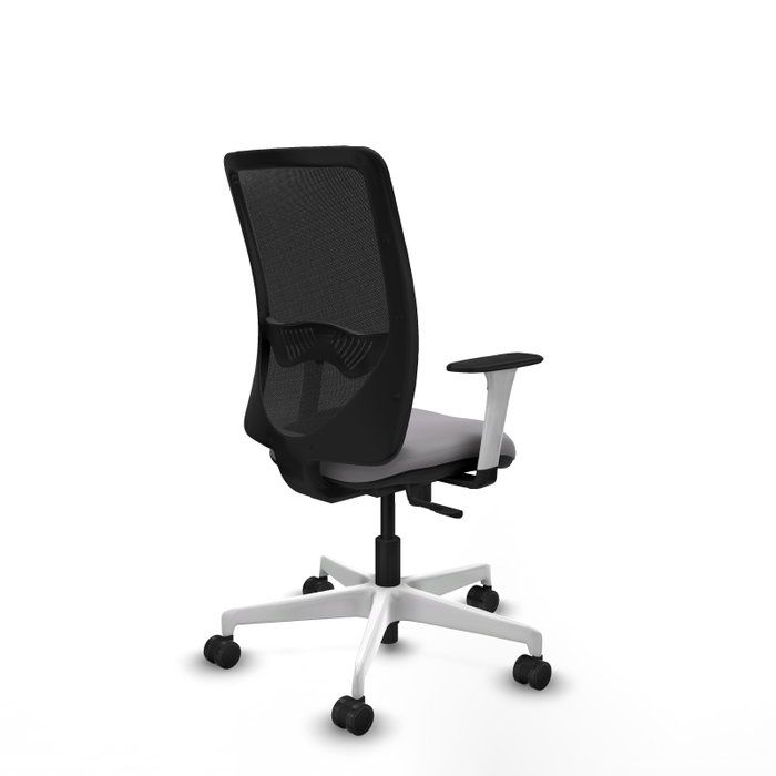 PIQUERAS Y CRESPO Silla de oficina Zulema Gris y Negro con Mecanismo Sincro