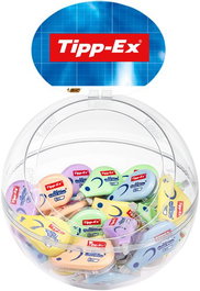 TIPP-EX Corrector Cinta Mini Pocket Mouse Pastel Expositor de 40 unidades