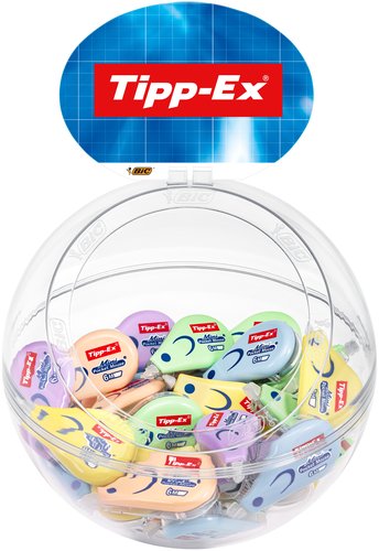 TIPP-EX Corrector Cinta Mini Pocket Mouse Pastel Expositor de 40 unidades