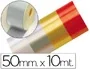 Cinta Fantasia 10 Mt X 50 mm Plata 6 unidades Cinta Fantasia 10 Mt X 50 mm Plata 6 unidades