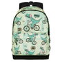 Oh My Pop Mochila HS FAN 2.0 Dinorrr Urbana Ligera con Compartimento y Bolsillo Electrónico Verde