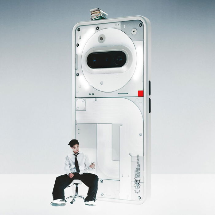 Nothing Phone (3a) Smartphone 6.77" 8GB RAM 128GB Blanco Android 15