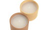 DKD Home Decor Vela Crema Terracota 9 x 7 x 9 cm (6 Unidades)