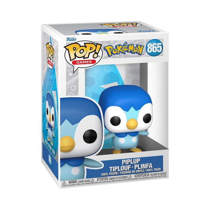 Funko POP! Pokémon Piplup Figura de Vinilo de 9 cm