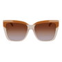 Ferragamo SF1102S-261 Gafas de Sol Marrón/Beige