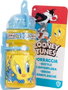 Licensing Botella 350 ml + Portabotellas para Bicicleta de Niño Looney Tunes