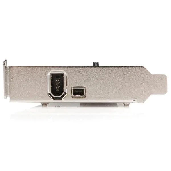 StarTech.com PCI1394_2LP Tarjeta Adaptadora FireWire de 3 Puertos (2 Externos, 1 Interno)