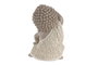 DKD Home Decor Figura de Buda en Resina Blanca Surtida