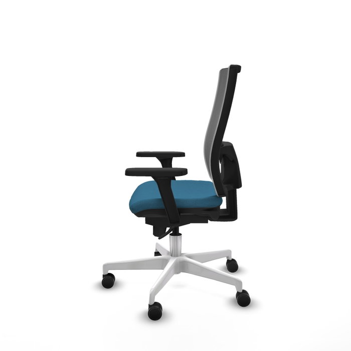 PIQUERAS Y CRESPO Silla de oficina Horna con mecanismo Sincro, Verde petróleo y Gris PIQUERAS Y CRESPO Silla de oficina Horna con mecanismo Sincro, Verde petróleo y Gris