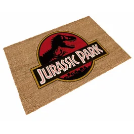 Jurassic Park Felpudo de Entrada con Logo - 60 x 40 cm - 8435450253683