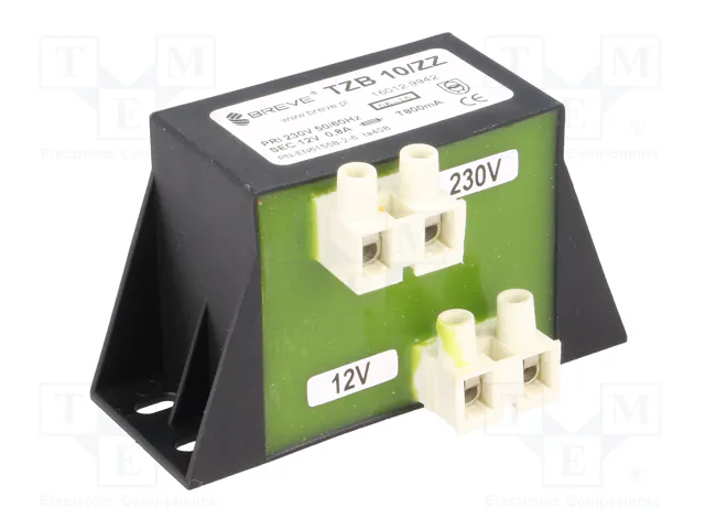 BREVE TUFVASSONS Transformador Cerrado 35VA 230VAC a 12V BREVE TUFVASSONS Transformador Cerrado 35VA 230VAC a 12V