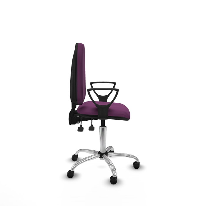 PIQUERAS Y CRESPO Silla de oficina Aýna con mecanismo Asincro en Similpiel Morado PIQUERAS Y CRESPO Silla de oficina Aýna con mecanismo Asincro en Similpiel Morado
