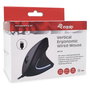 Equip Ratón vertical ergonómico con cable USB-A Negro