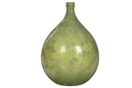 DKD Home Decor F643 Jarron Cottage Verde Cristal Reciclado 40 x 56 x 40 cm