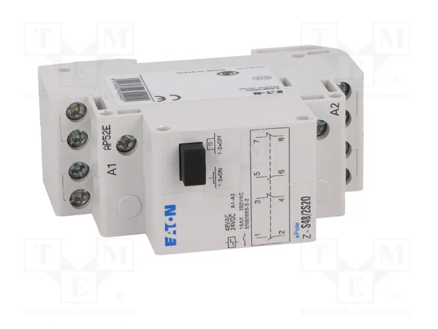 EATON ELECTRIC Z-S48/2S2O Relé de instalación biestable NC x2 + NA x2 EATON ELECTRIC Z-S48/2S2O Relé de instalación biestable NC x2 + NA x2