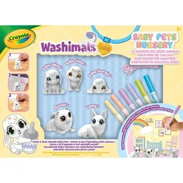 Crayola Washimals Baby Pets Nursery Pack Crayola - Familia lavable para colorear - Niños de 3 años CRA0071662275167