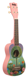 Kala Ukelele Soprano Serie Ukadelic Graphic Top Jardin